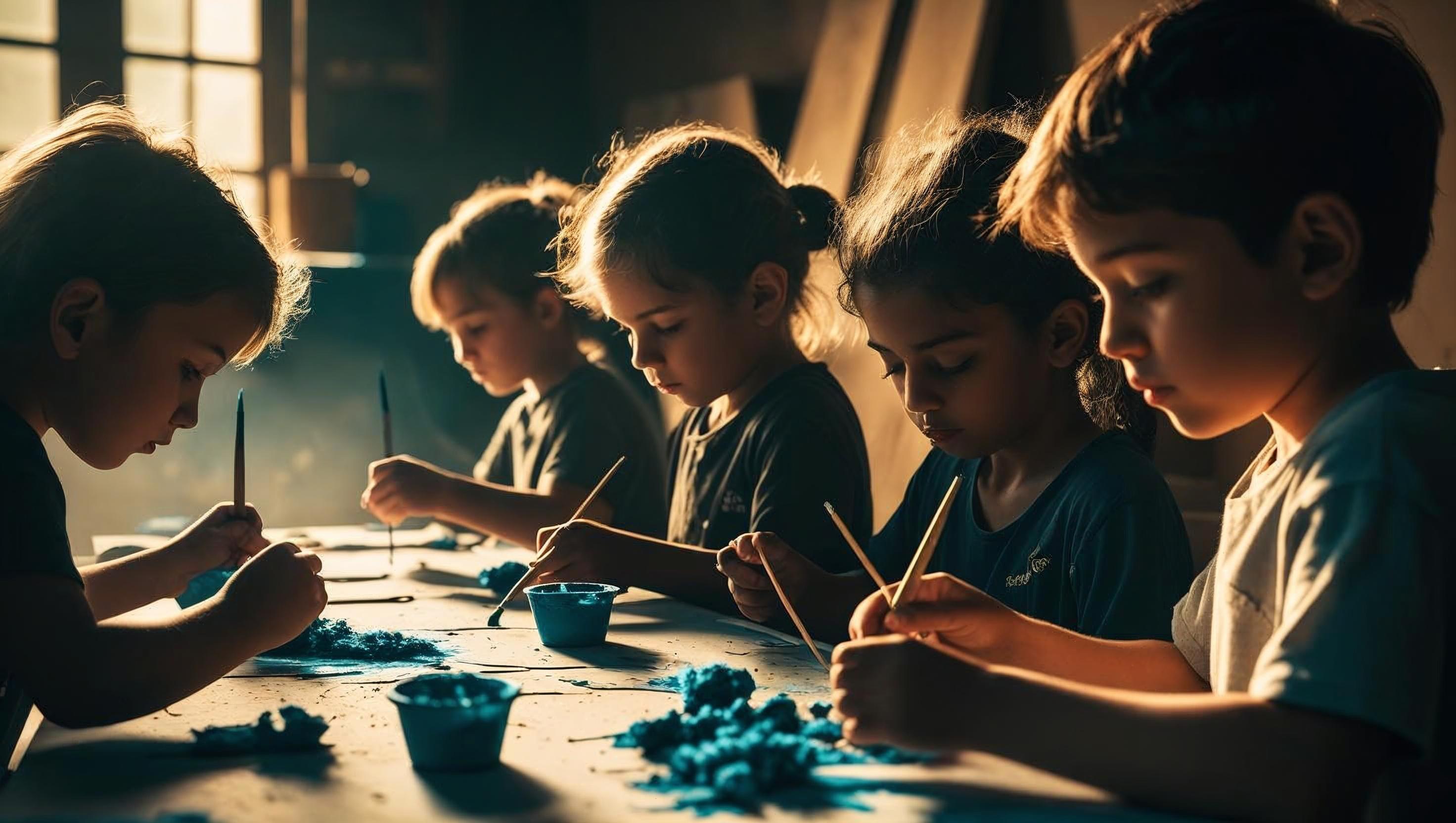 Creative art workshop at Octopus Play School